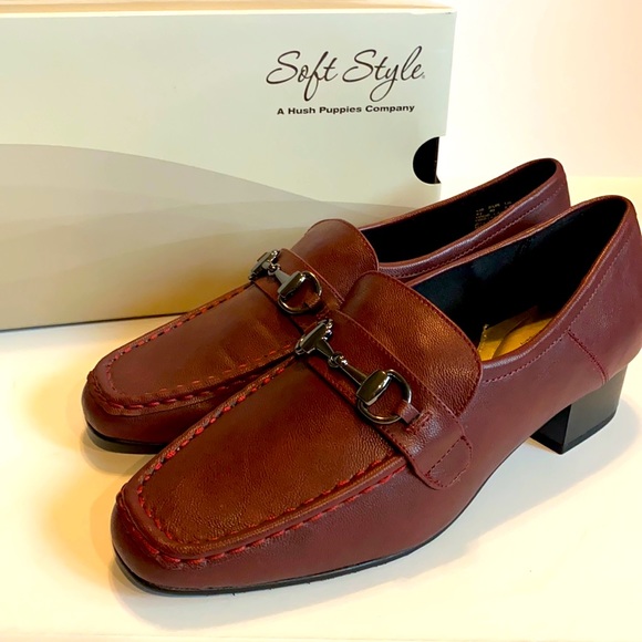 Soft Style Shoes - Soft Style SZ 8.5W Ginny Wine Loafers Dress Shoes New